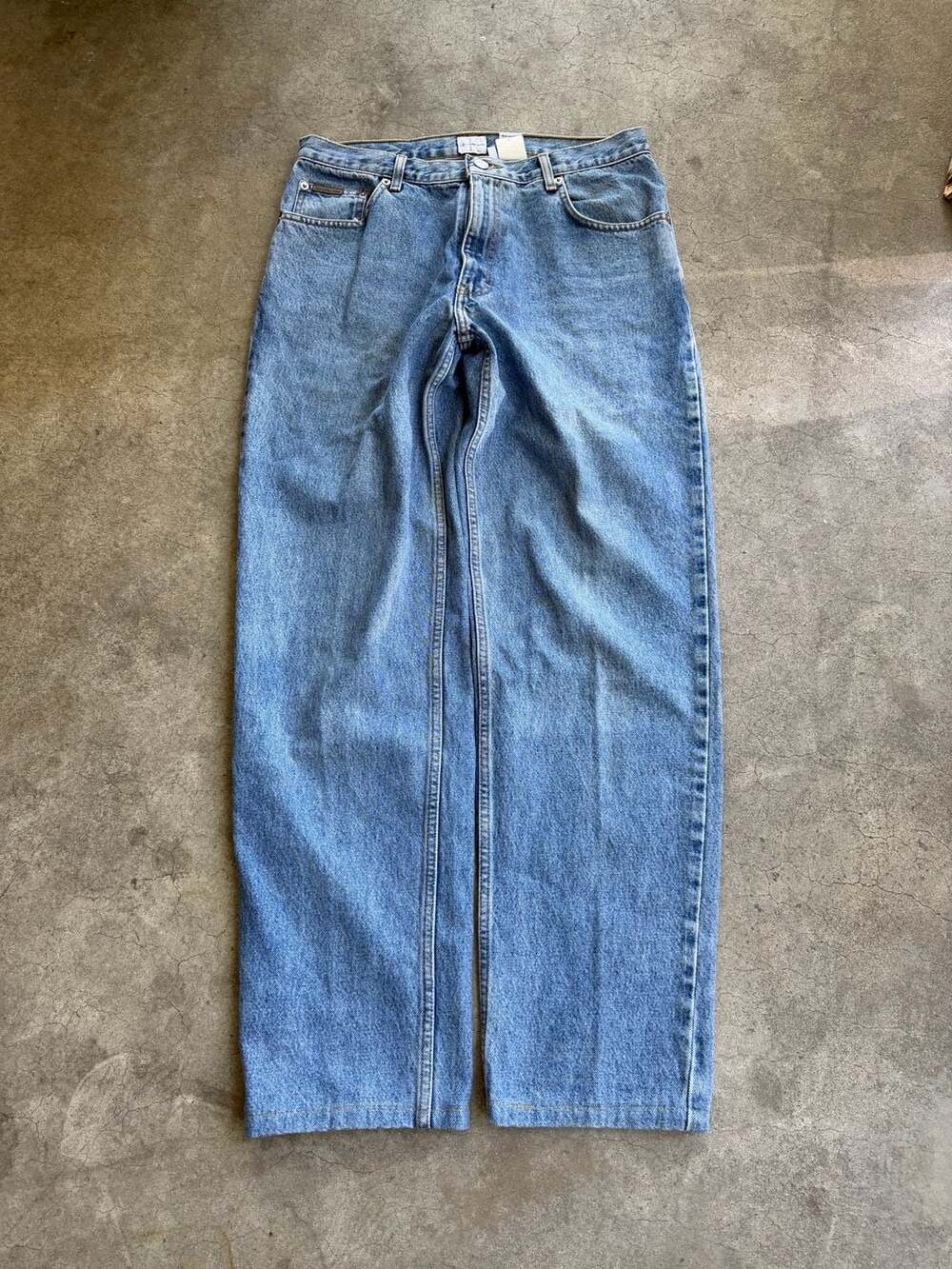 Vintage Calvin Klein Jeans Easy Fit Double Stone Wash Size 32x30